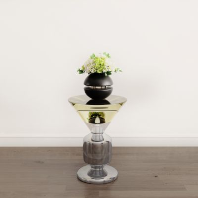 现代茶几花瓶组合