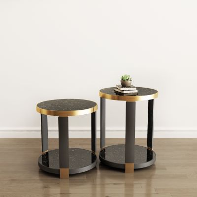 现代圆几摆件组合