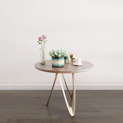 现代圆几摆件组合