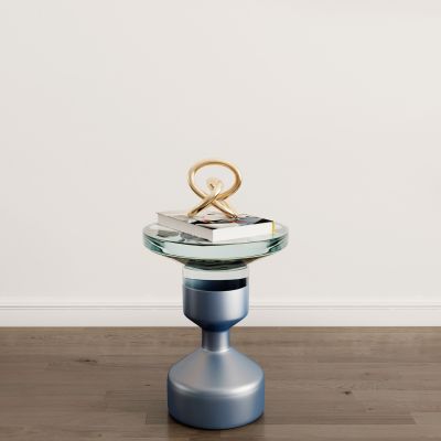 现代茶几书籍摆件组合