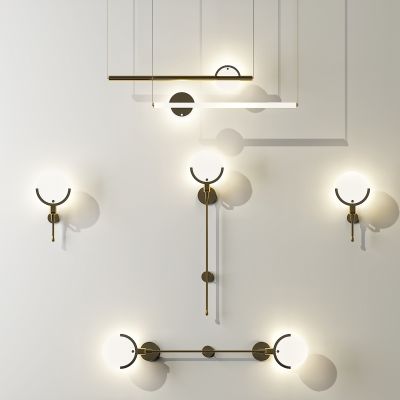 现代轻奢金属壁灯