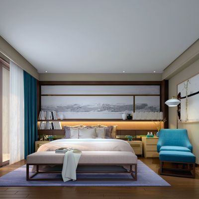新中式卧室