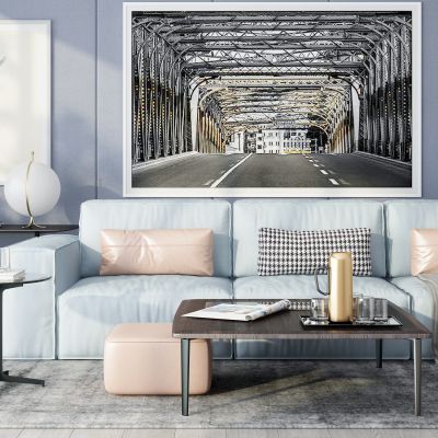 现代沙发茶几组合