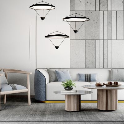 现代沙发茶几组合