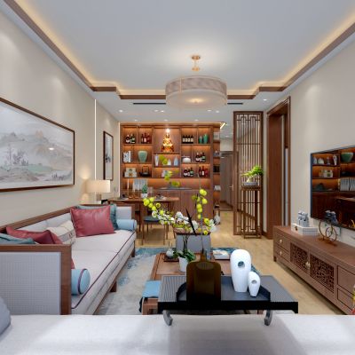 新中式客厅