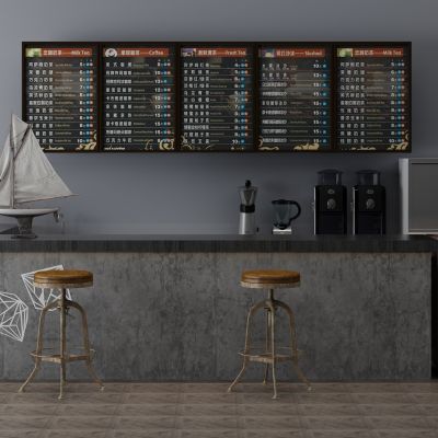 接待台，前台3D模型