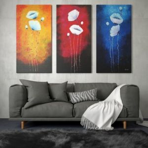 北欧简约多人沙发装饰画组合