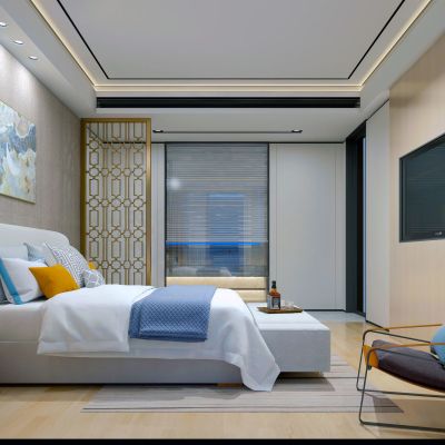 新中式卧室