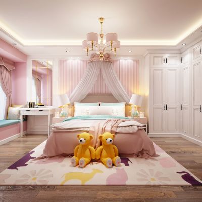 现代简欧女儿房