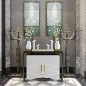 新中式边柜陈设品组合