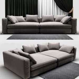 现代简约多人沙发