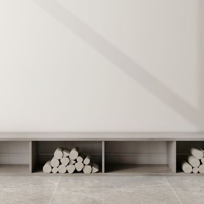 现代简约实木电视柜