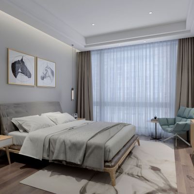 现代卧室