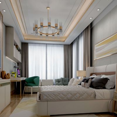 现代卧室