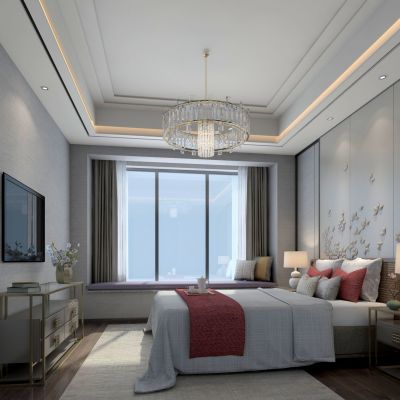 新中式卧室