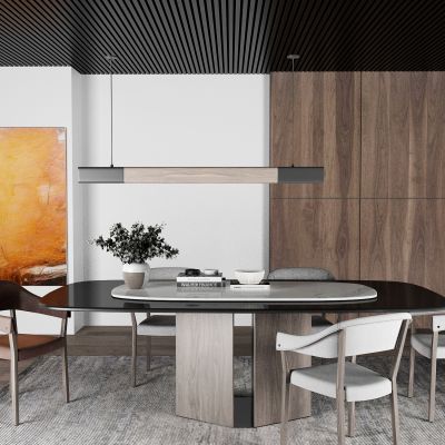 现代餐桌组合