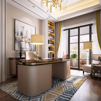 后现代古典书房