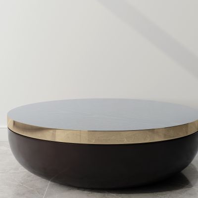 现代圆形茶几