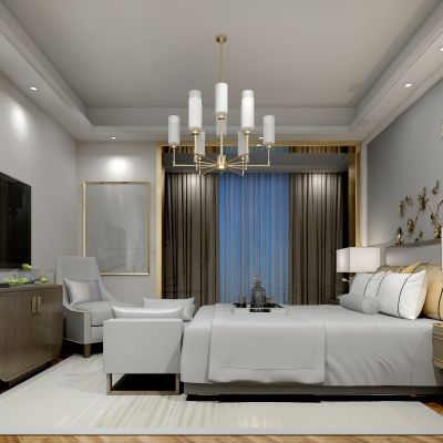 现代卧室