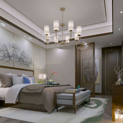 新中式卧室