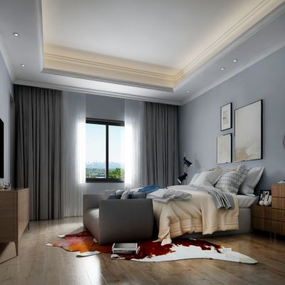 现代卧室