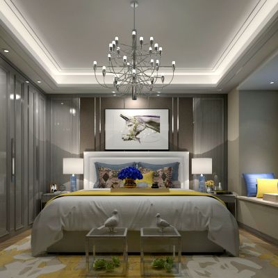 现代卧室