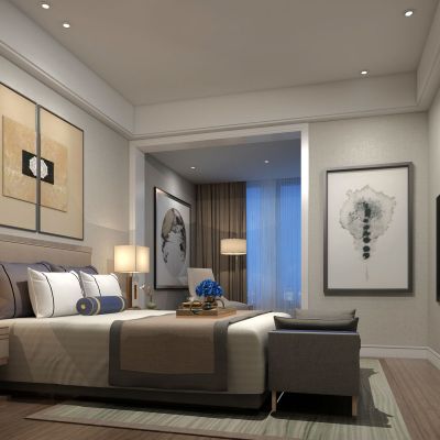新中式卧室