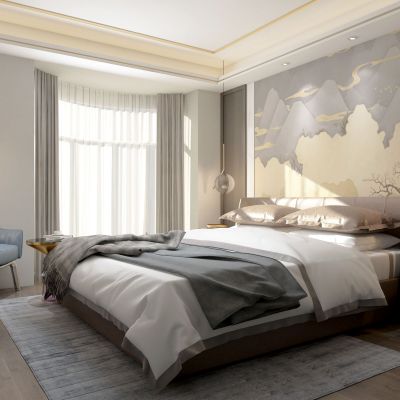 现代卧室