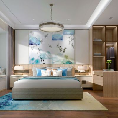 新中式卧室