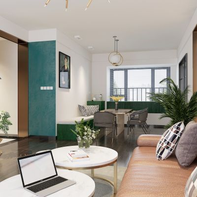 后现代混搭客厅