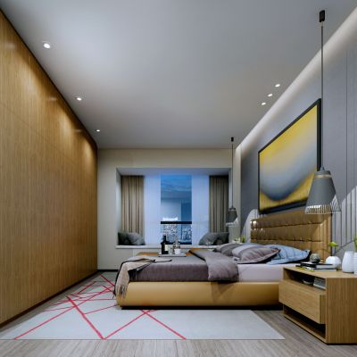 现代卧室
