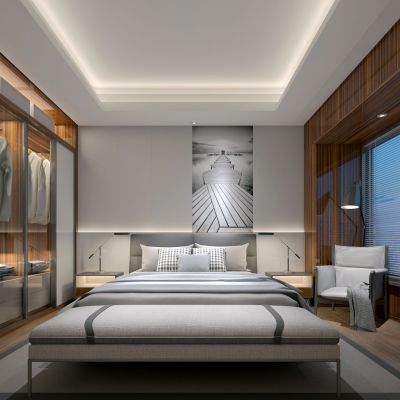 现代卧室