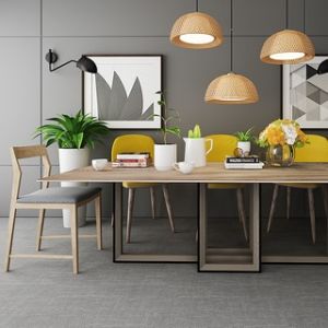 北欧简约餐桌椅组合