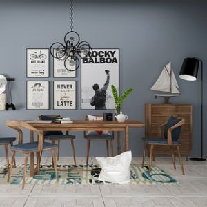 北欧简约桌椅组合