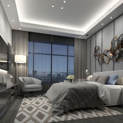 现代卧室