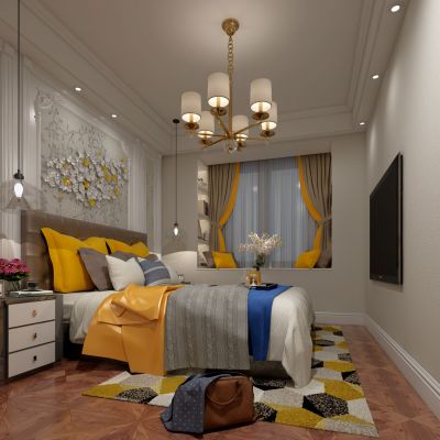 现代卧室
