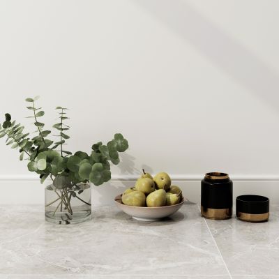 现代水果花瓶摆件组合