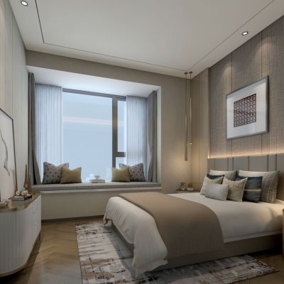 现代卧室