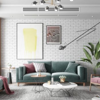 北欧写实客厅餐厅