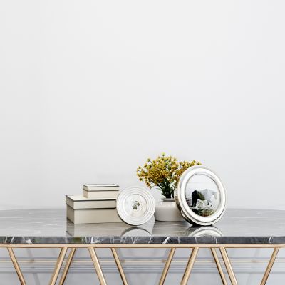 现代花瓶相框摆件组合