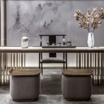 新中式桌椅组合