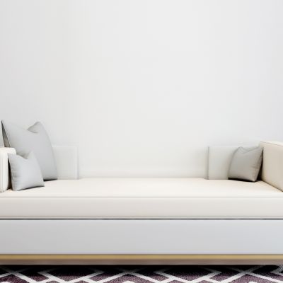 简欧双人沙发凳