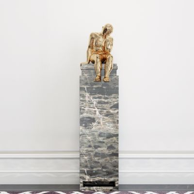 现代石柱雕塑摆件