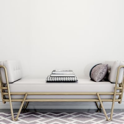 简欧轻奢沙发凳