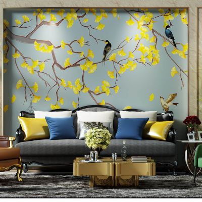 中式沙发茶几组合