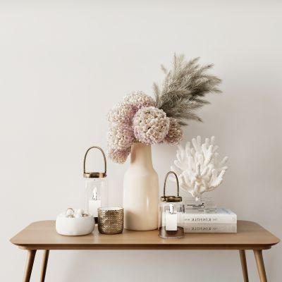 现代花瓶花卉摆件组合