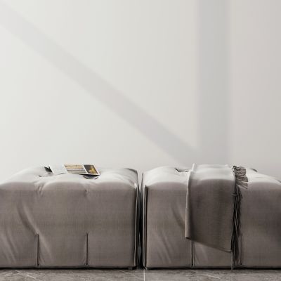 现代单人沙发凳