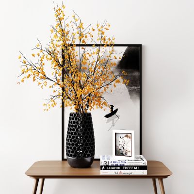 现代花瓶装饰画组合