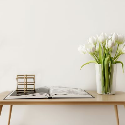 现代花瓶书籍组合3D模型