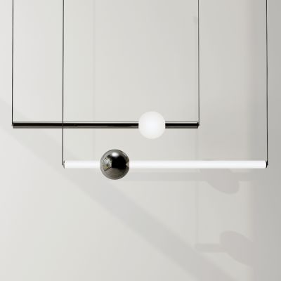 现代简约黑白吊灯